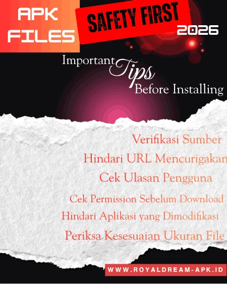 Royal Dream 6 apk file safety tips