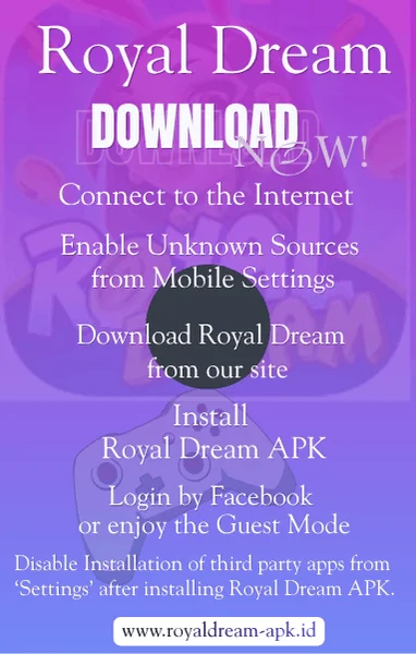 Royal Dream 7 how to download royal dream apk